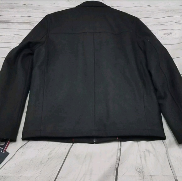 Tommy Hilfiger Pea Coat Size Medium Wool - Picture 2 of 8